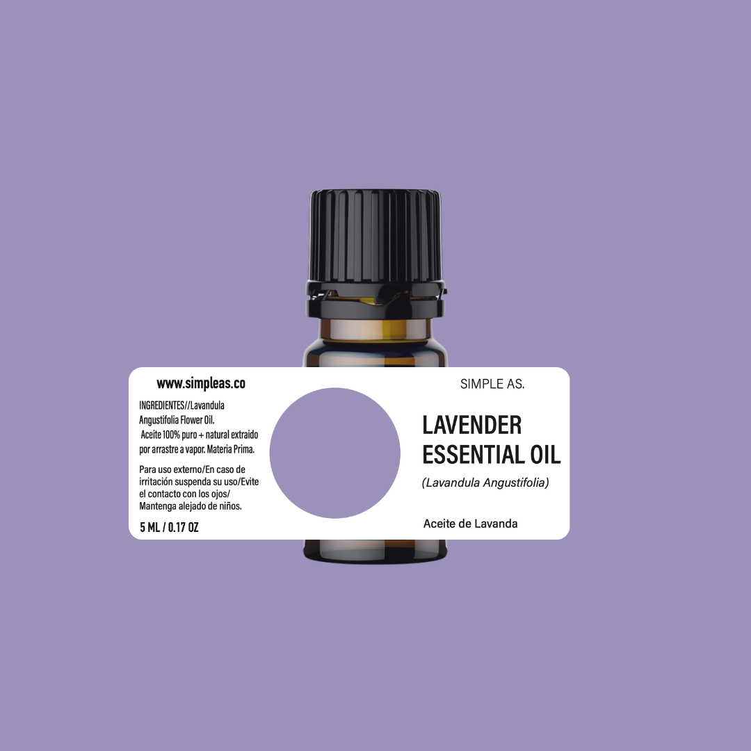 Aceite Esencial de Lavanda Orgánico - Simple As.