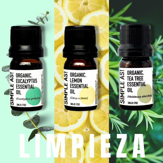 Kit Aceites Esenciales de Limpieza - Simple As.