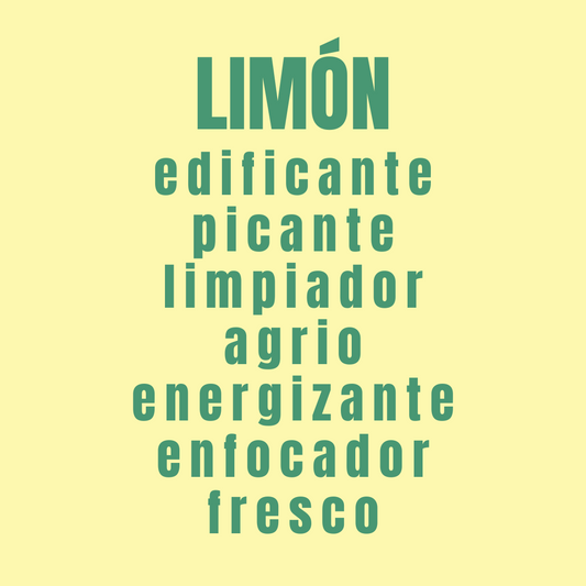 texto con beneficios de Aceite Esencial de Limón de simple as.