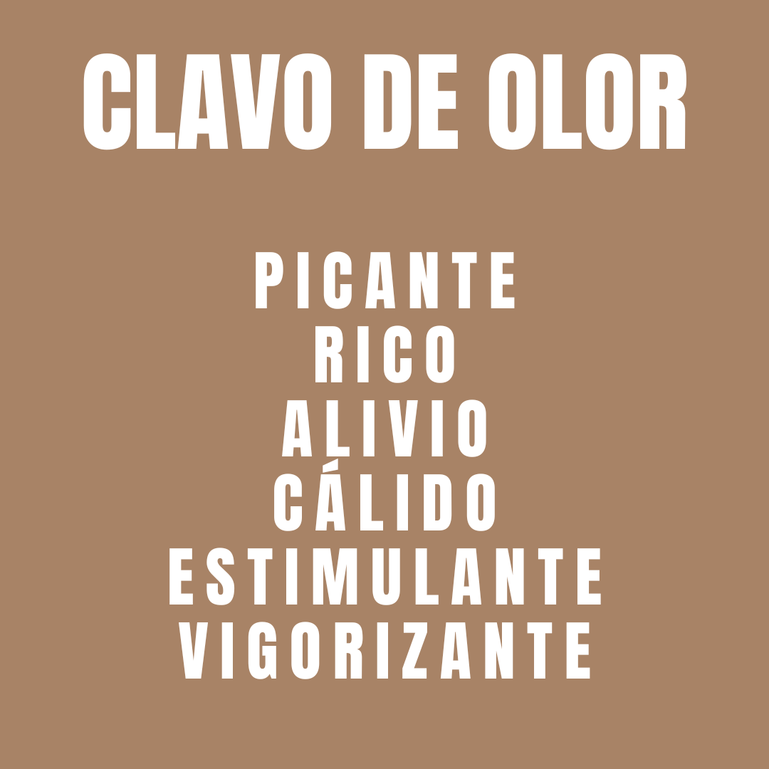 lista de las beneficios de aceite esencial de clavo de olor.
