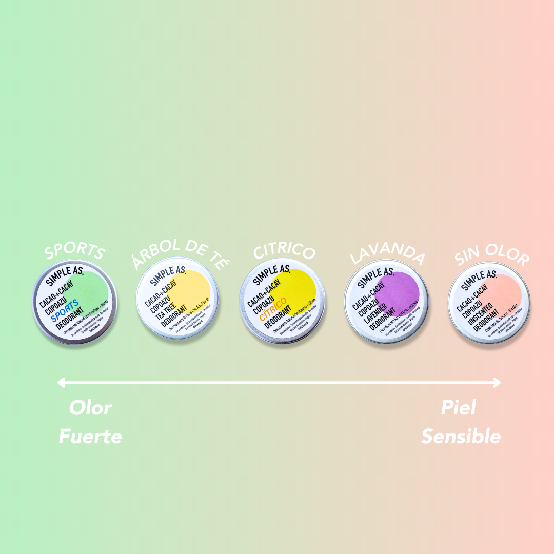 5 x Deo Bundle (Envío GRATIS) - Simple As.