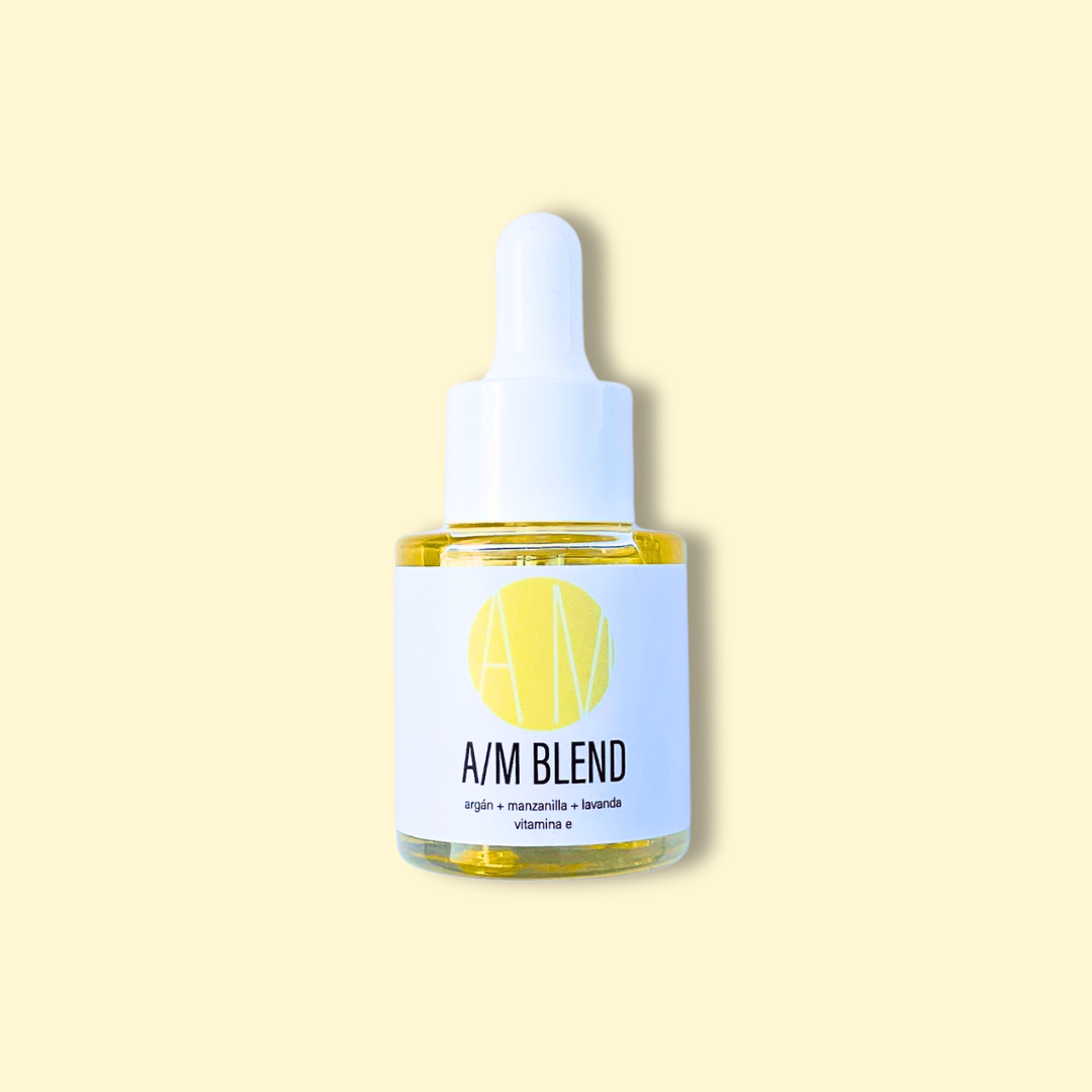 Serum Facial Natural Hidratante Día fondo plano.