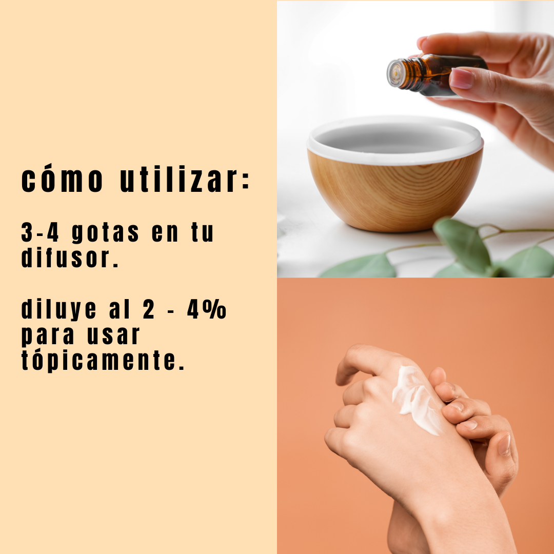 guia como usar el Aceite esencial de naranja