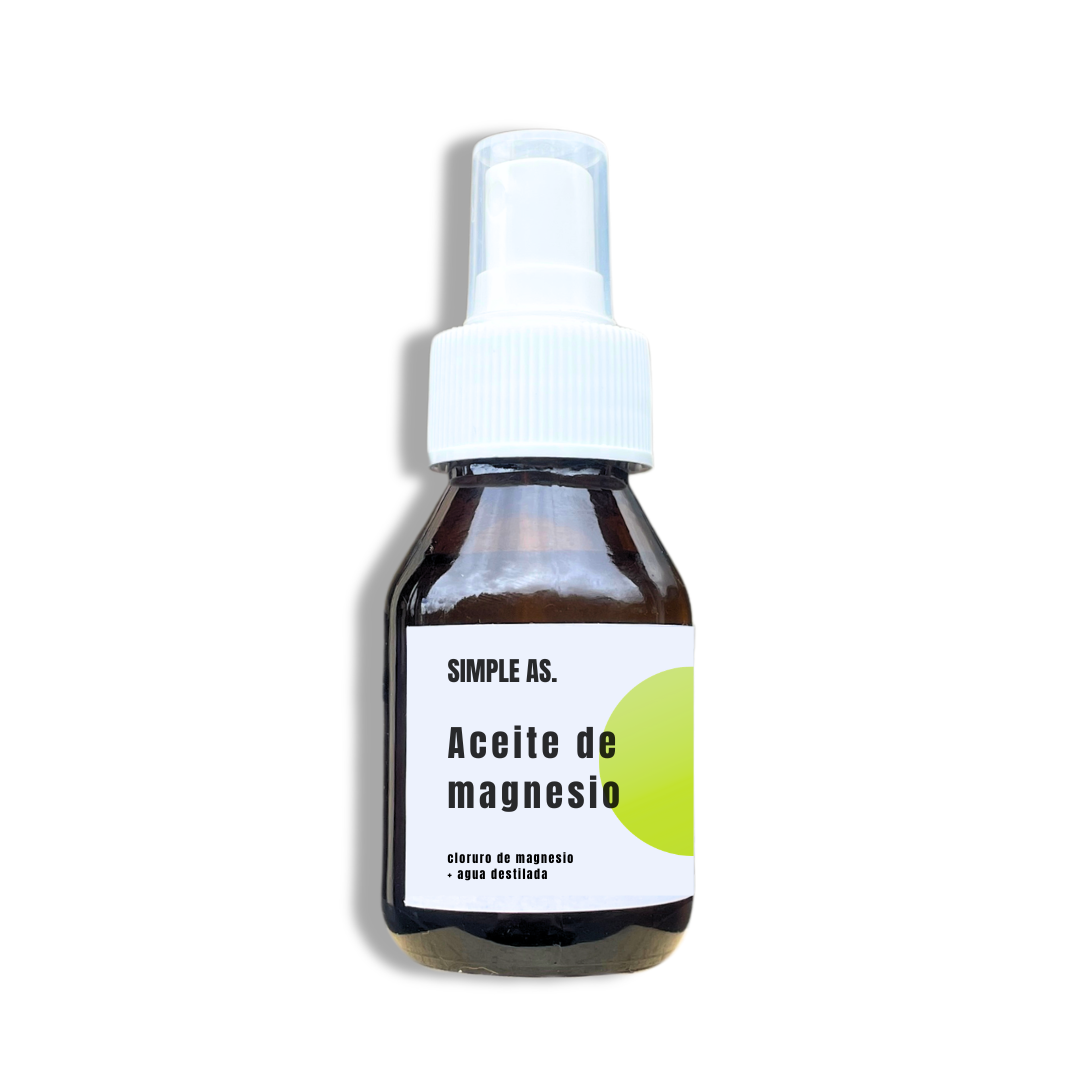 Aceite de Magnesio en Spray - Cloruro de Magnesio - Simple As.