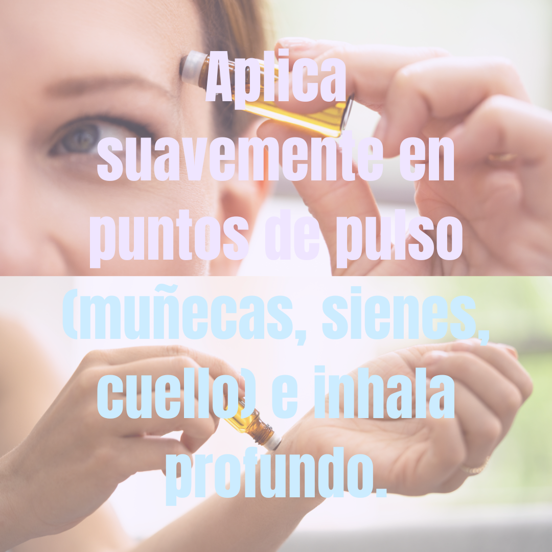 lista de beneficios y usos del roll on de lavanda de simple as. 