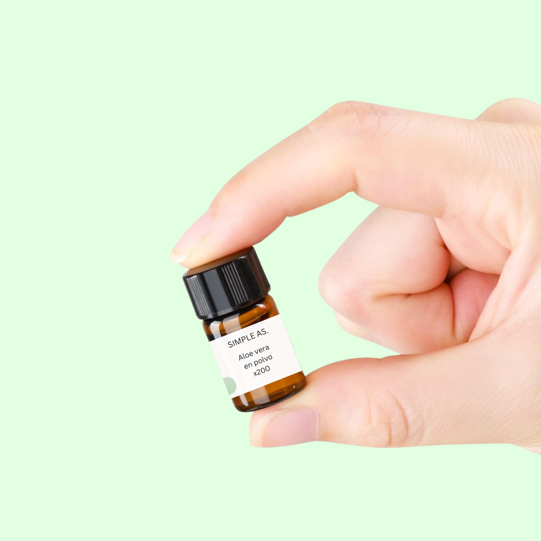Polvo De Gel De Aloe Vera 200x - Simple As.