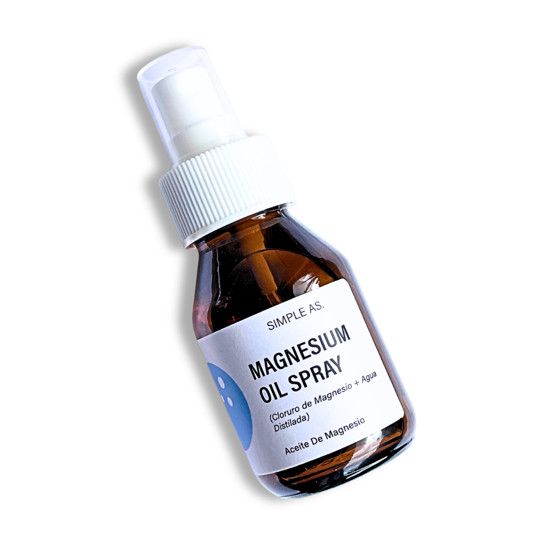 Aceite de Magnesio en Spray - Cloruro de Magnesio - Simple As.