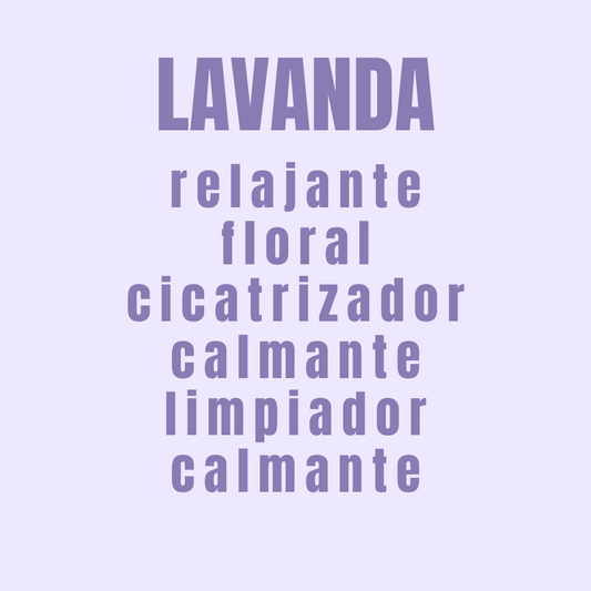 lista de los beneficio de Aceite Esencial de Lavanda Orgánico de Simple As. 