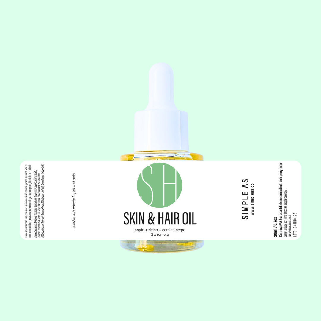 Skin + Hair Oil - Aceite Para Piel y Cabello