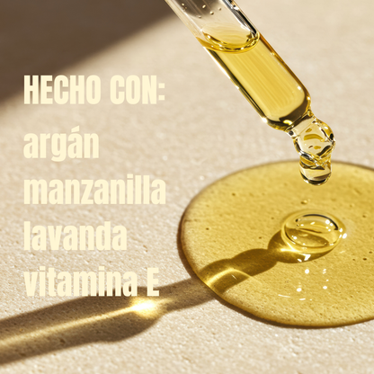 Serum Facial Natural Hidratante Día lista de la ingredientes.